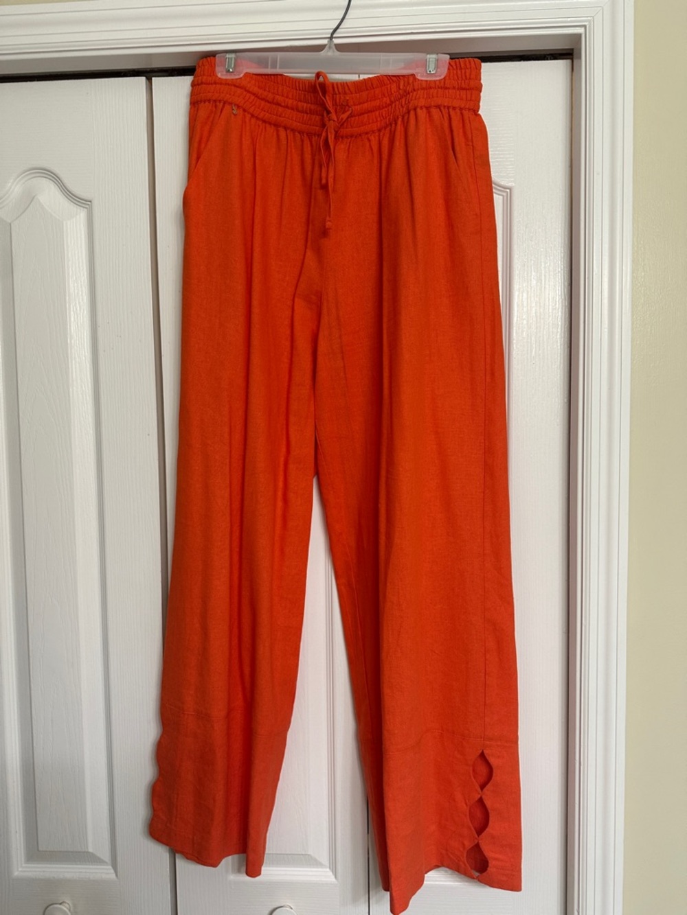 Sam Edelman Wide Leg Pants in Bright Orange